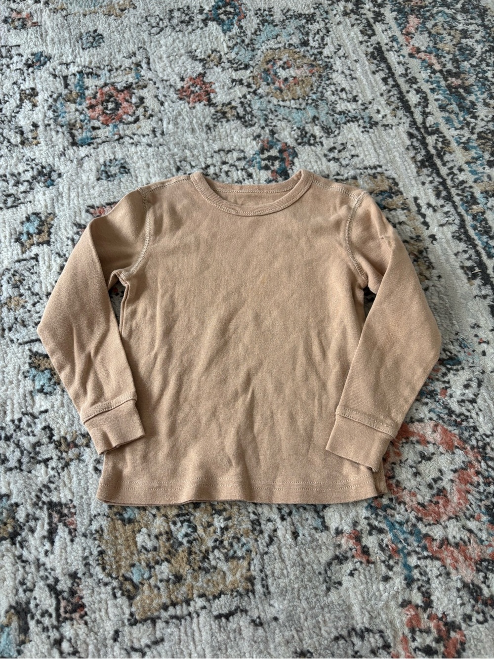 leveret kids 100% cotton neutral longsleeve for toddler